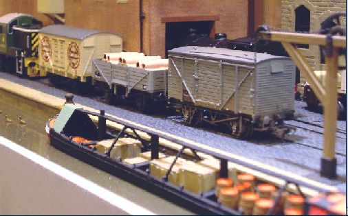 Class 14 with mixed goods, stands at Dalefoot Warf